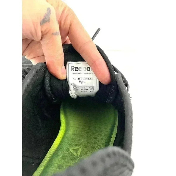 Reebok Astroride Athletic Steel Toe Work Shoes Black SZ 9.5 M Women's - Picture 4 of 10